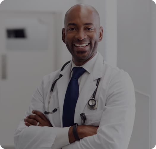 Smiling doctor