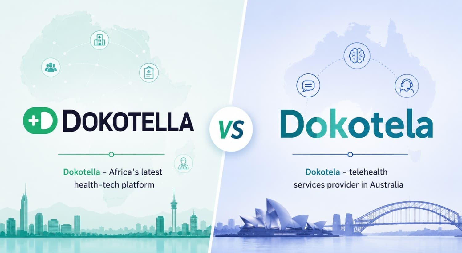 Dokotella vs Dokotela: South Africa's Health-Tech Ecosystem vs Australia's Mental Health Telehealth